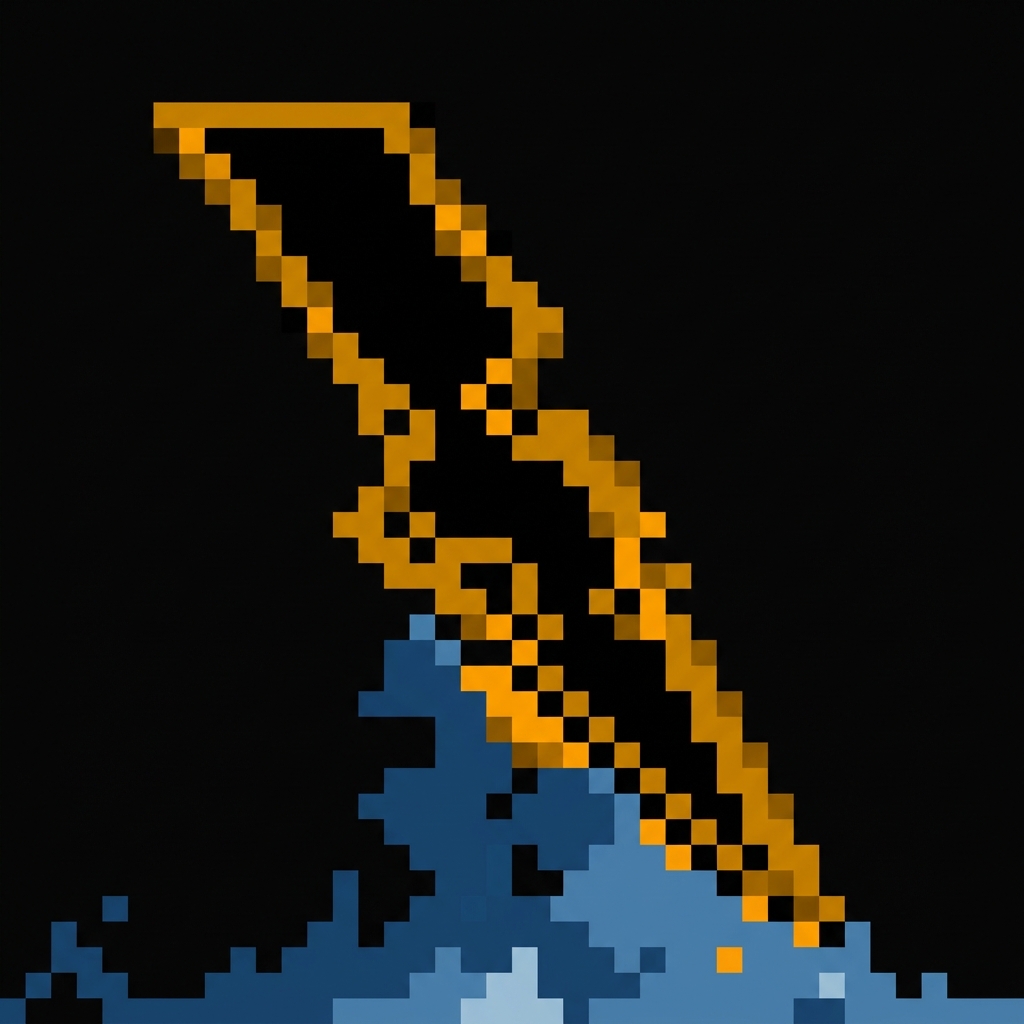 Pixel-art energy symbol for MindHack gameplay resources